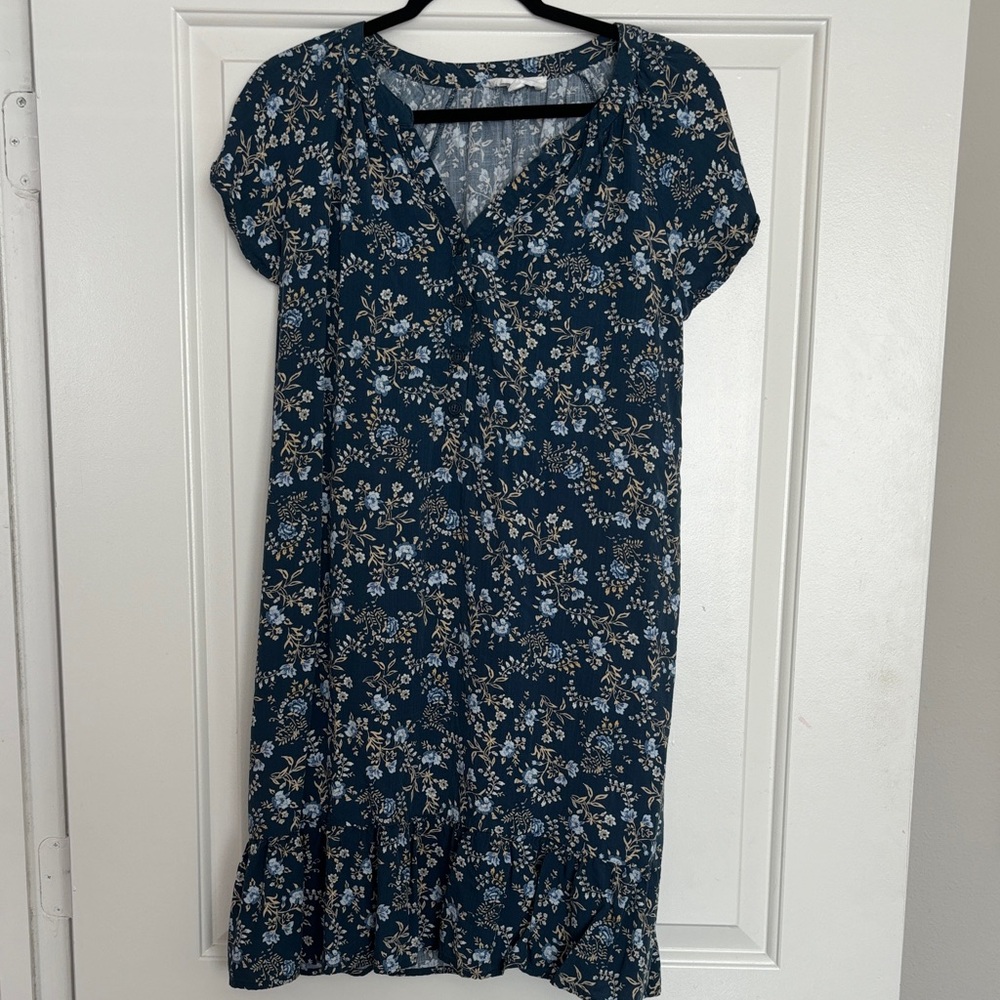 Floral Blue Dress